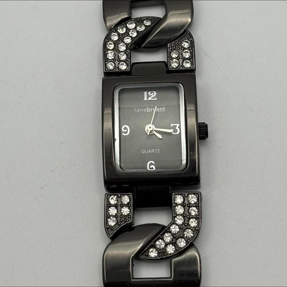 Silver black lane bryant watch